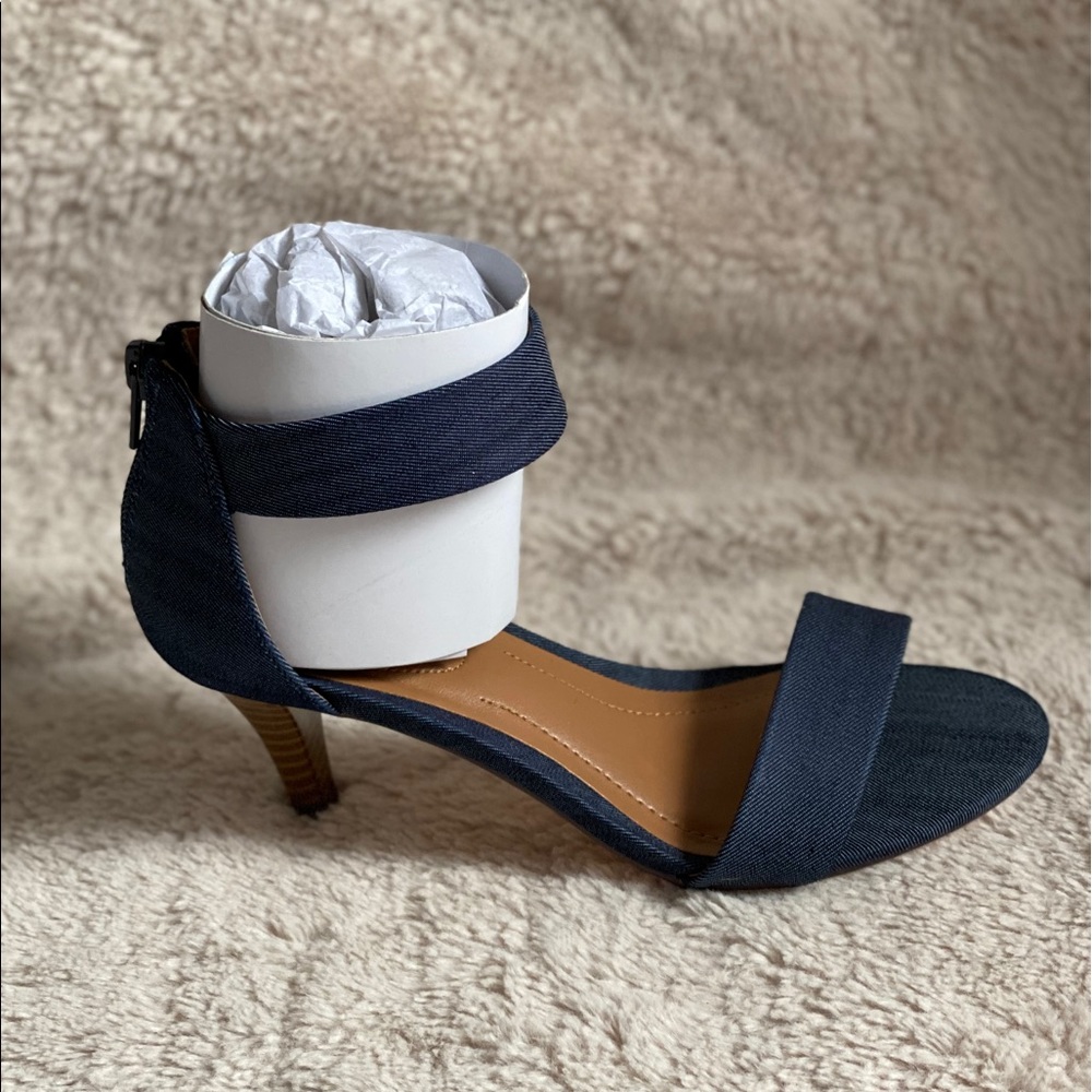 Denim Style Heels Sandal